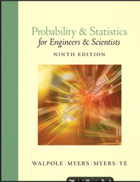 Probability & Statistics for Engineers & Scientist