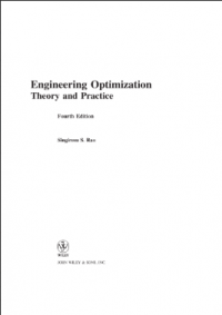 Engineering Optimization Theory and Practice (Fourth Edition)